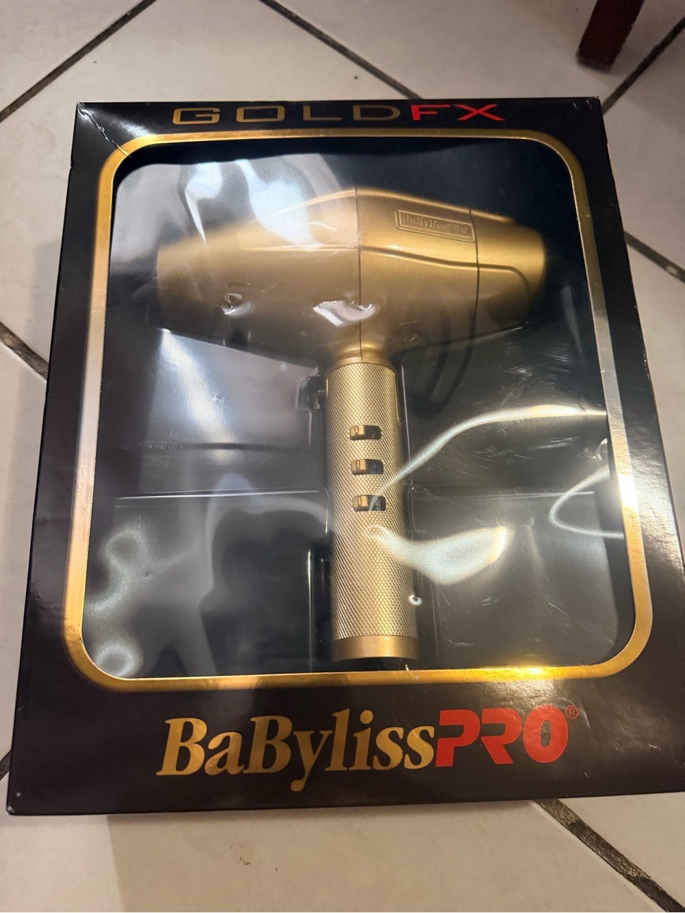 BaBylissPRO GoldFX Professional Hair Dryer - Metallic Gold